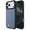 Etui BMW M Quilted Logo MagSafe do       iPhone 17 Pro Max niebieski